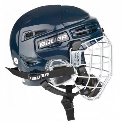60. Bauer Re-akt 100 Yth Combo Hockey Helmet