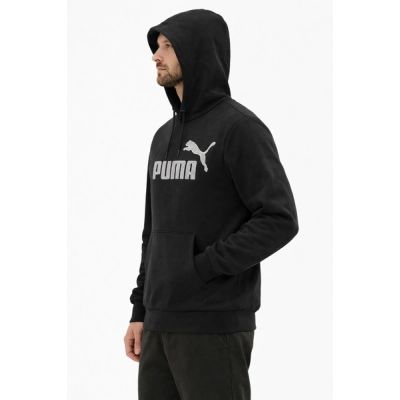 3. Puma men's black fashionable cotton kangaroo sports hoodie