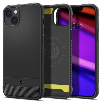 18. Spigen Rugged Armor Mag Case with MagSafe for iPhone 14 - Matte Black