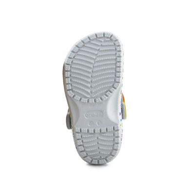 7. CROCS CLASSIC DISCO DANCE PARTY CLOG T SHIMMER/MULTI FLOPS 208096-0ZT