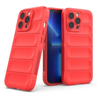 7. Magic Shield Case for iPhone 13 Pro flexible armored cover red