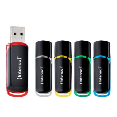 2. Intenso 3511595 USB Flash Drive 64 GB USB Type-A 2.0 Black, Red, Green, Transparent, Yellow, Blue