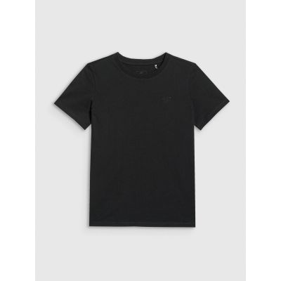5. Boy's regular plain T-shirt 4F 4FJRMM00TTSHM3254-20S