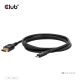 7. CLUB3D CAC-1563 2m USB Type-C DisplayPort Cable Adapter Black