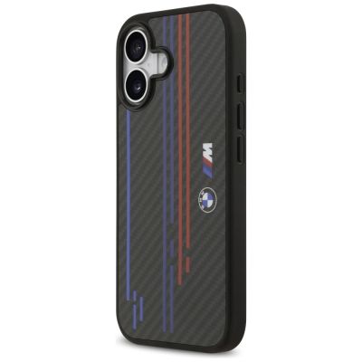 2. BMW M Kevlar Lines & Logo MagSafe Case for iPhone 17 - Black
