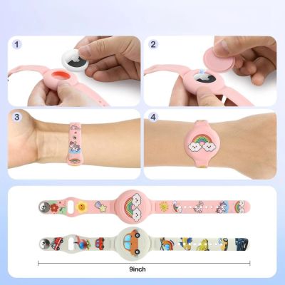 6. Tech-Protect Smooth 2-pack Case for Apple AirTag 1/2 for Kids - Multicolor