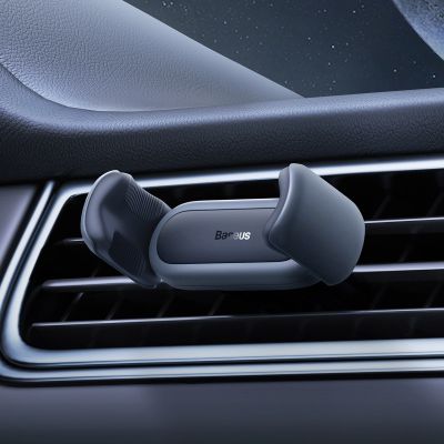 10. Baseus Steel Cannon 2 smartphone holder for ventilation grille black (SUGP000001)