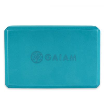 10. GAIAM Vivid Blue 61714 yoga block