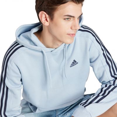 4. adidas Essentials Fleece 3-Stripes Hoodie M IS0004