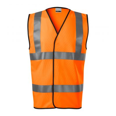 3. Unisex HV Bright Reflective Vest (Fluorescent Orange)