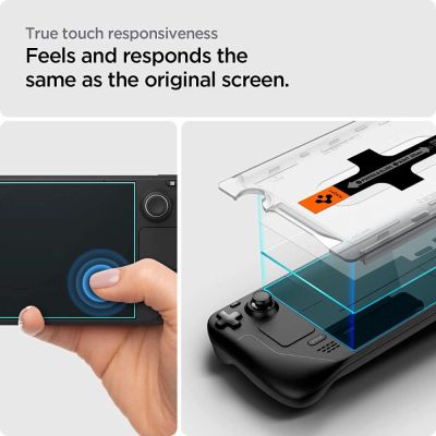 6. Spigen Glas.tR EZ Fit Tempered Glass for Steam Deck