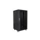 9. Lanberg FF01-6622-12B Rack Cabinet (22U; 19''; 1160 mm / 600 mm / 600 mm; floor-standing; Glass; 800 kg; black)