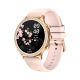 9. VELTORI VT310-1 Women's Smartwatch Gold Bracelet + Pink Silicone Strap