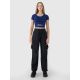 4. Women's crop top plain t-shirt 4F 4FRSS25TTSHF2695-31S
