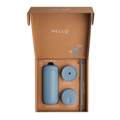 2. 473 ml Carter Move Mug 3in1 thermal mug + 3 Fellow caps powder blue
