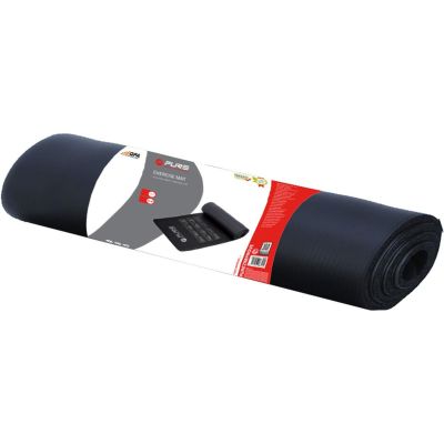 6. NBR EXERCISE MAT BLACK 183x58x1CM PURE 2 IMPORVE