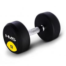 Rubber-coated dumbbell 12kg HMS HG PRO 12