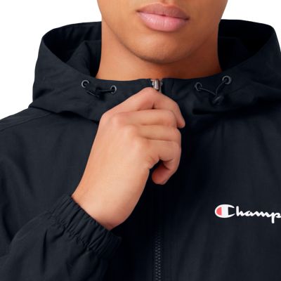 4. Champion Windbreaker Men's Jacket Black 222272 KK001