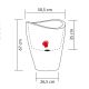 7. Scheurich 4033083542675 Outdoor Planter Potted Planter Freestanding Plastic Black
