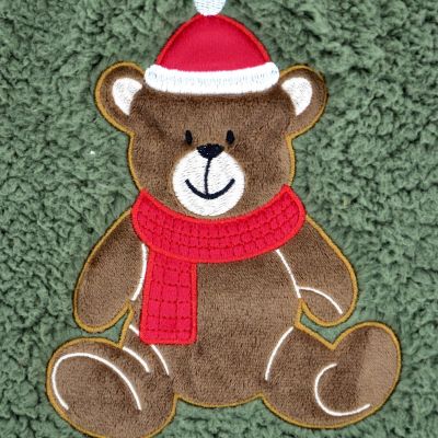 3. XMAS RUBBER HOT WATER BOTTLE 2L GREEN