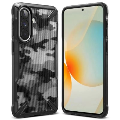 2. Ringke Fusion X Case for Samsung Galaxy A57 5G - Black and Gray