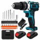 2. Extralink Tools | Cordless Drill Driver | Blue + 2 Batteries