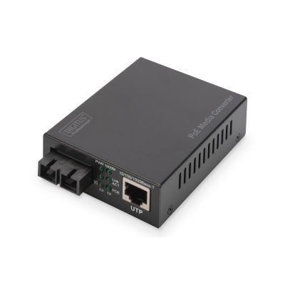 22. Gigabit PoE Media Converter RJ45 / SC, MM, PSE