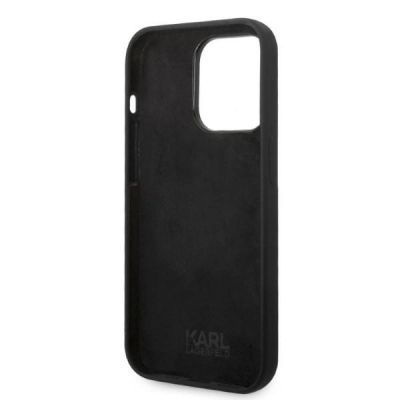 7. Karl Lagerfeld Silicone RSG case for iPhone 14 Pro - black