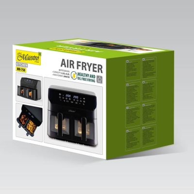 7. Air fryer 2000W 2x4.5L MR-758 MAESTRO