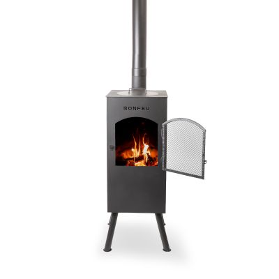 2. BonFeu BonCarré Garden Fireplace Black 3503