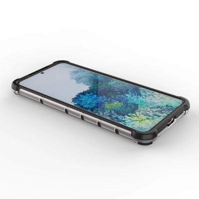 11. Honeycomb Case armor cover with TPU Bumper for Samsung Galaxy S21+ 5G (S21 Plus 5G) blue