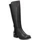 31. Women’s black leather officer-style boots, insulated Rieker Z9564-00