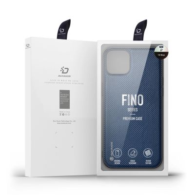 5. Dux Ducis Fino case cover iPhone 14 Plus blue nylon