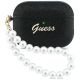 Guess Glitter Pearl Strap Case for AirPods Pro 3 - Black