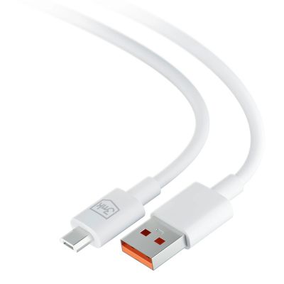 4. 3mk Hyper Cable USB-A / micro USB 5V 2.4A 1.2m - white