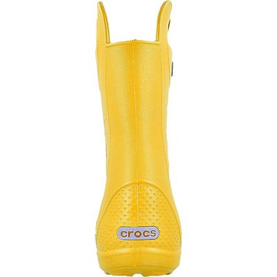 4. Crocs Handle It Kids 12803 Yellow Rain Boots