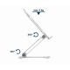 31. GEMBIRD FOLDABLE NOTEBOOK STAND 15.6" SILVER