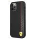 2. Ferrari FESAXHCP12LBK iPhone 12 Pro Max 6.7" black/black hardcase On Track Carbon Stripe