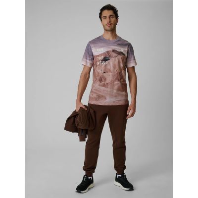 4. Men's regular printed T-shirt 4F 4FRSS26TTSHM4229-83A