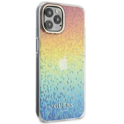 4. Guess IML Faceted Mirror Disco Iridescent case for iPhone 12/12 Pro - multicolor