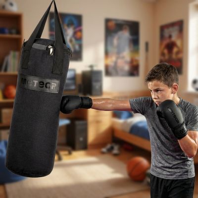 10. Meteor 6kg Punching Bag and 6oz Boxing Gloves Set
