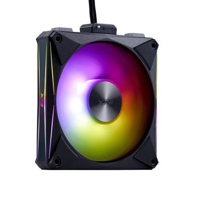 3. XPG HURRICANE MAG 120 Fan (120mm ARGB PWM Fan 4 pcs.) BK Retail Sale