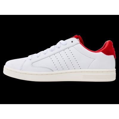 5. K-swiss LOZAN KLUB LTH WHITE/MARS RED/SNOW WHITE-M sneakers (07263-113-M)