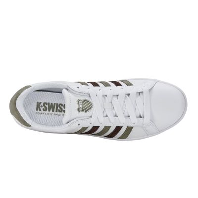 7. K-Swiss COURT TIEBREAK men's sneakers smooth leather (07011-983-M)