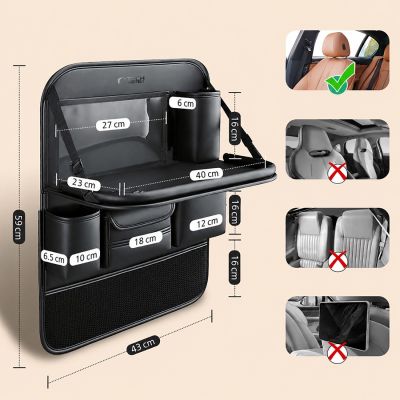 8. Tech-Protect UCA100 Car Organizer - Black