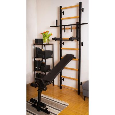 122. GYMNASTIC LADDER, HANDLEBAR AND BENCH BENCHK 733B