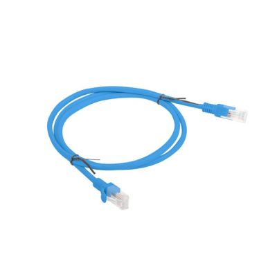 2. PATCHCORD CAT.6 UTP 1M BLUE FLUKE PASSED LANBERG 10-PACK