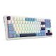 8. REDRAGON K728WBB-RGB-PRO Antonium Pro Keyboard USB + RF Wireless + Bluetooth White, Blue