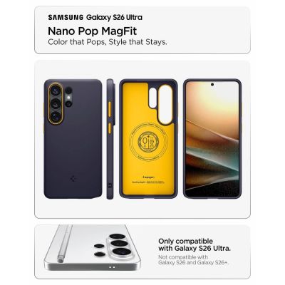 8. Spigen Nano Pop Mag MagSafe Case for Samsung Galaxy S26 Ultra - Blue