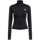 8. adidas Optime Essentials Full-Zip Women's Sweatshirt Black JM9185